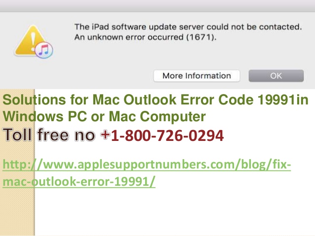 outlook for mac error 3253